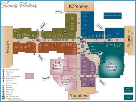 westfield topanga mall directory map